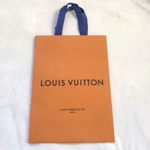 NEW {Louis Vuitton} Tall Paper Shopping Bag